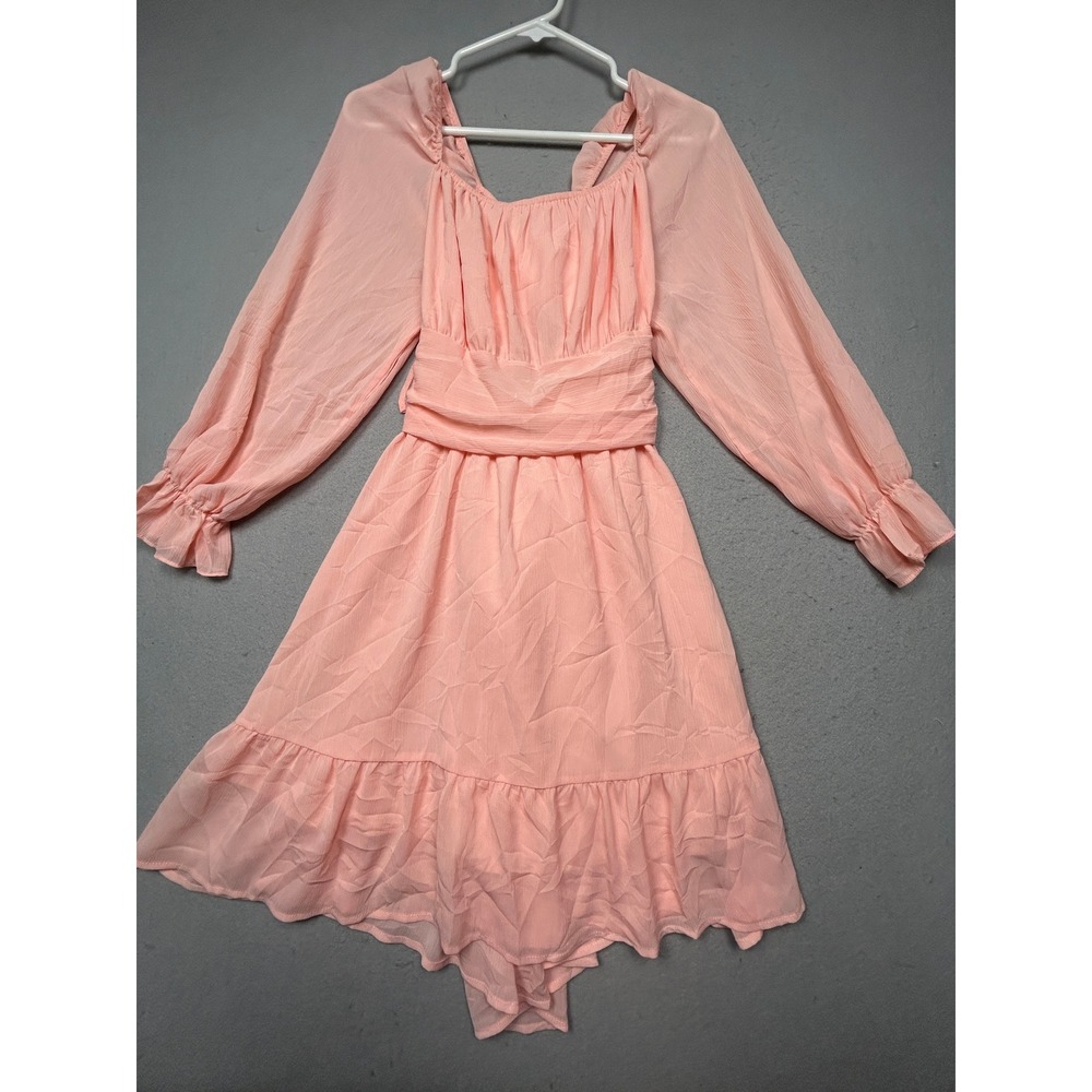 New Collection Dress Chiffon Pink XXL Womens